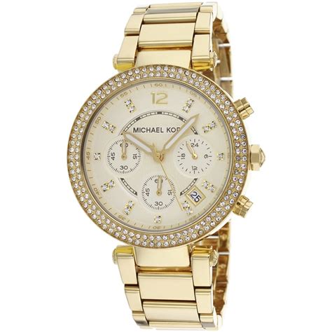 michael kors watch parker gold tone|mk5354 Michael Kors Watch.